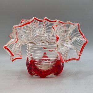 VINTAGE ART GLASS VASE